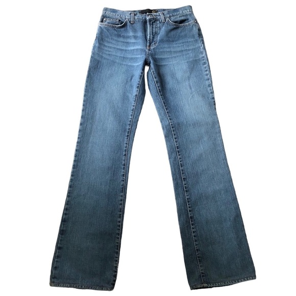 Just Cavalli Jeans Sz. 29X31 Straight Leg Mid Rise Italian Designer Denim Cotton - Picture 2 of 11